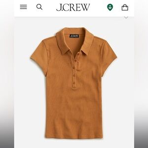 J.Crew Vintage rib polo shirt